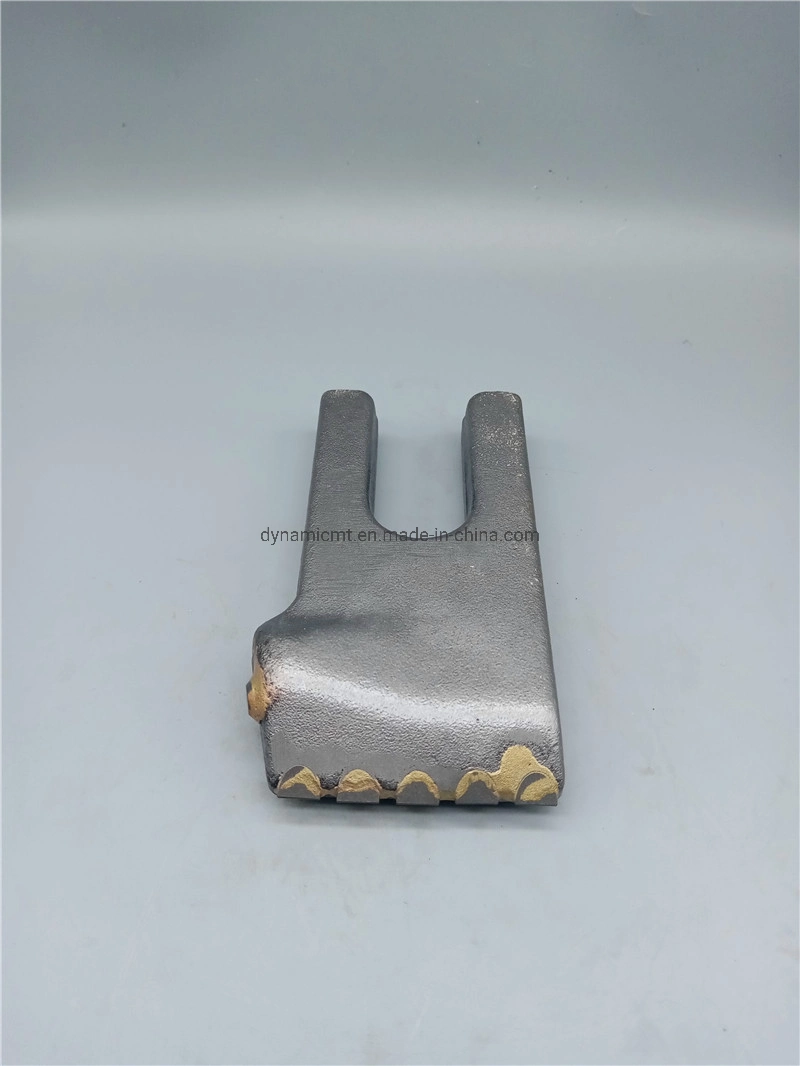 Wear Parts Welding on Blocks Auger Flat Teeth for Hole Digging
