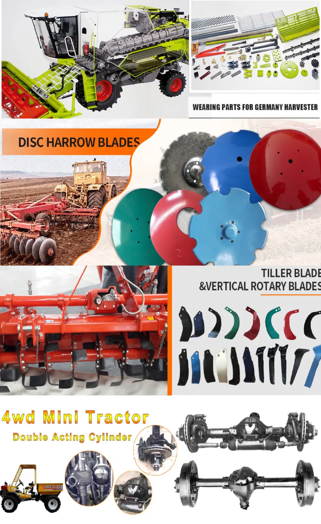 Agricultural Agri AG Agriculture Part for Machine Spare Tiller Wheel Hube End Yoke Trailer Tractor Farm Equipment Rotary Combine Harvester Mower Pto Shaft